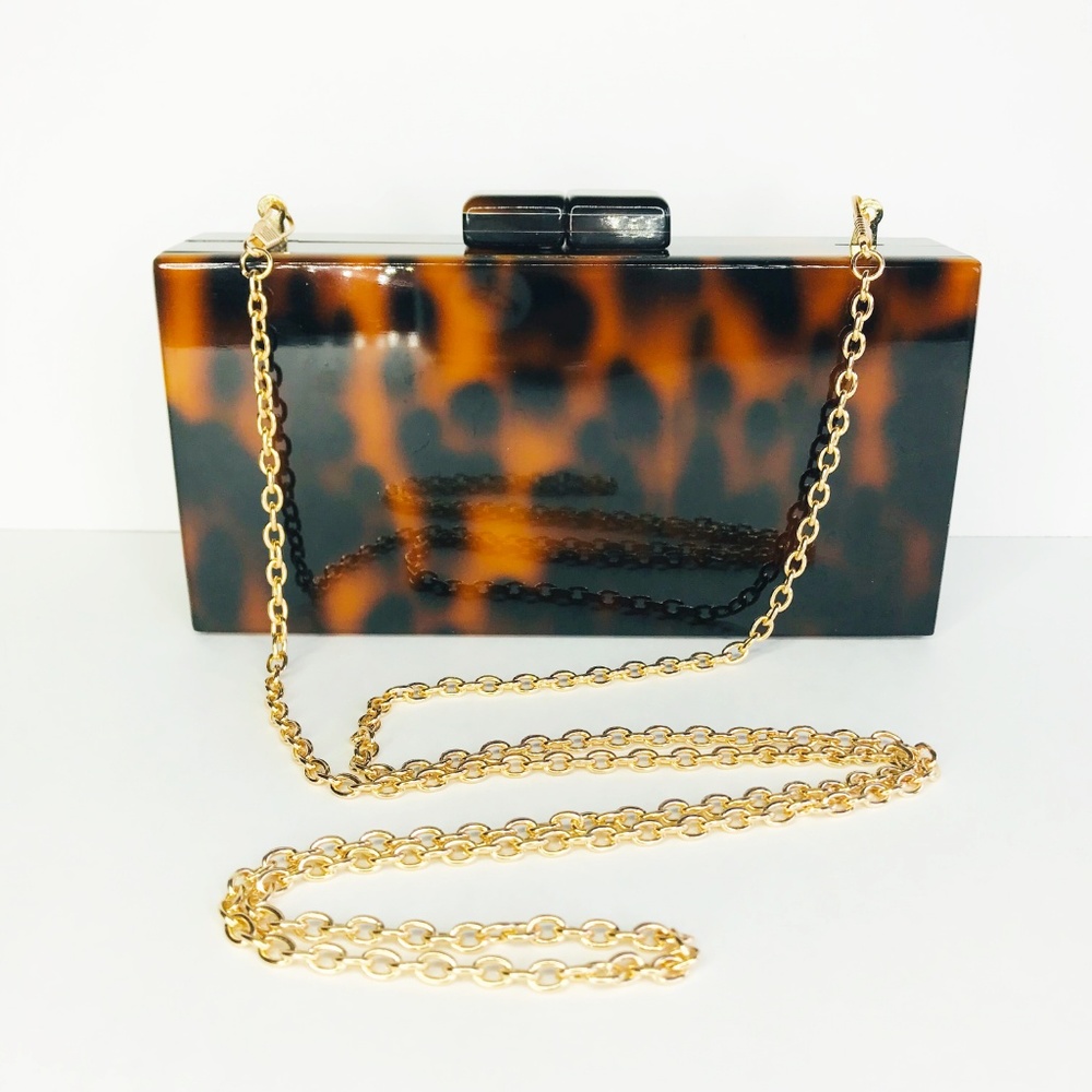 Acrylic Party Box in Tortoise - Picture 2 of 8